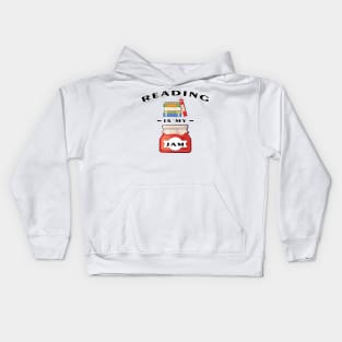 Reading Is My Jam Kids Hoodie